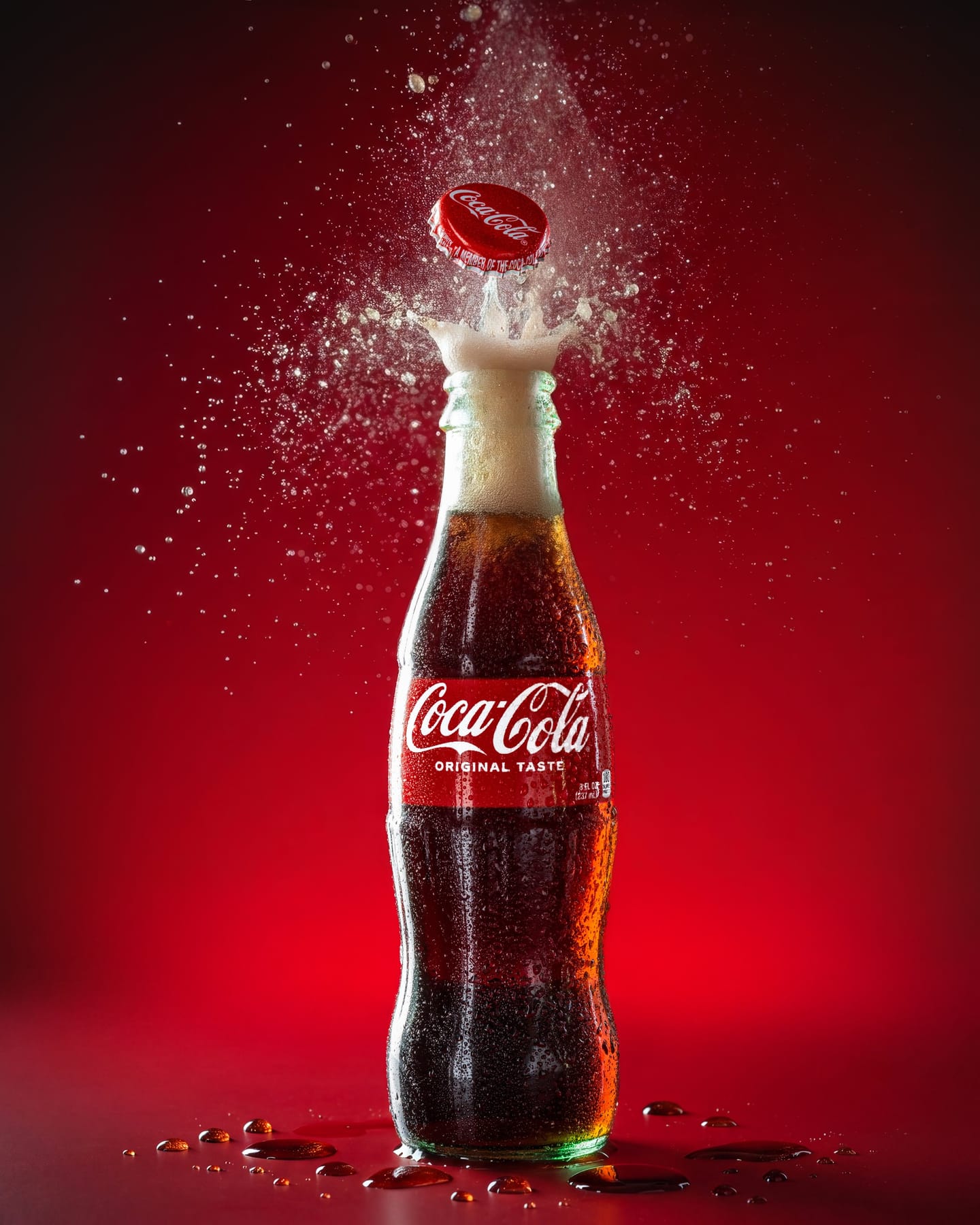 Beverage photography of a drink styled and lit for a Texas restaurant menu